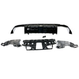 2015-2018 Benz W205 C-Class C63 AMG Gloss Black Rear Diffuser