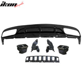 2015-2018 Benz C-Class W205 C63 Coupe AMG Style Rear Diffuser PP