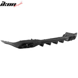2022-2026 Benz C-Class W206 Sedan C43 Style Gloss Black Rear Diffuser PP + Exhaust Tips