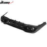 2022-2026 Benz C-Class W206 Sedan C43 Style Gloss Black Rear Diffuser PP + Exhaust Tips