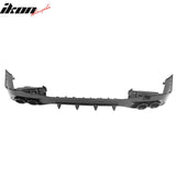 2022-2026 Benz C-Class W206 Sedan C43 Style Gloss Black Rear Diffuser PP + Exhaust Tips