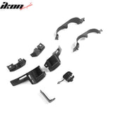 2022-2026 Benz C-Class W206 Sedan C43 Style Gloss Black Rear Diffuser PP + Exhaust Tips