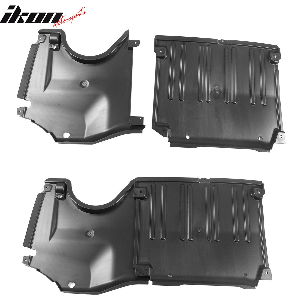 2022-2026 Benz C-Class W206 Sedan C63 Style Gloss Black Rear Diffuser PP + Exhaust Tips