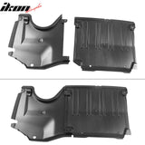 2022-2026 Benz C-Class W206 Sedan C63 Style Gloss Black Rear Diffuser PP + Exhaust Tips