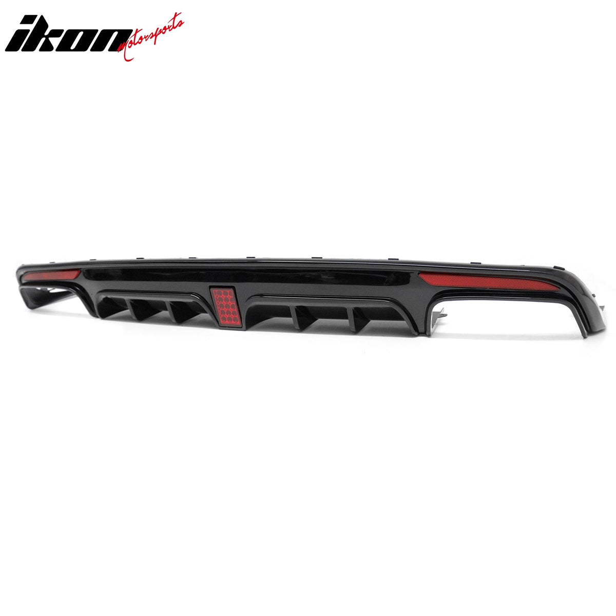 2014-2017 Benz S-Class W222 V222 Brabus Style Gloss Black Rear Bumper Diffuser & Black Exhaust