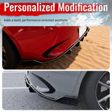 2016-2026 Mazda MX-5 Miata Gloss Black IKON Style Rear Bumper Diffuser ABS 3PCS