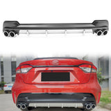 2020-2022 Toyota Corolla L LE XLE Rear Diffuser Silver Lower Trim Tips