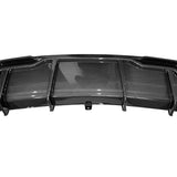 2017-2024 Tesla Model 3 Rear Diffuser with Aprons  IKON Style 3PC