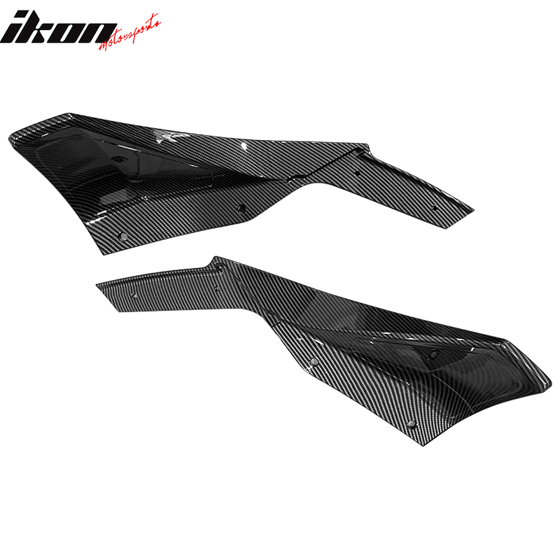2017-2024 Tesla Model 3 Rear Diffuser with Aprons  IKON Style 3PC