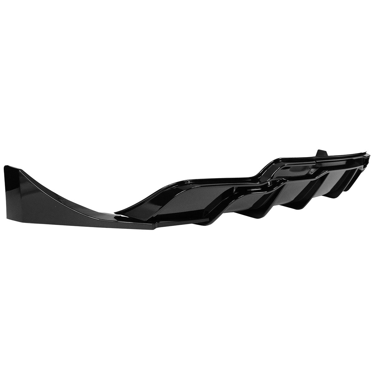 2017-2024 Tesla Model 3 Rear Diffuser with Aprons  IKON Style 3PC