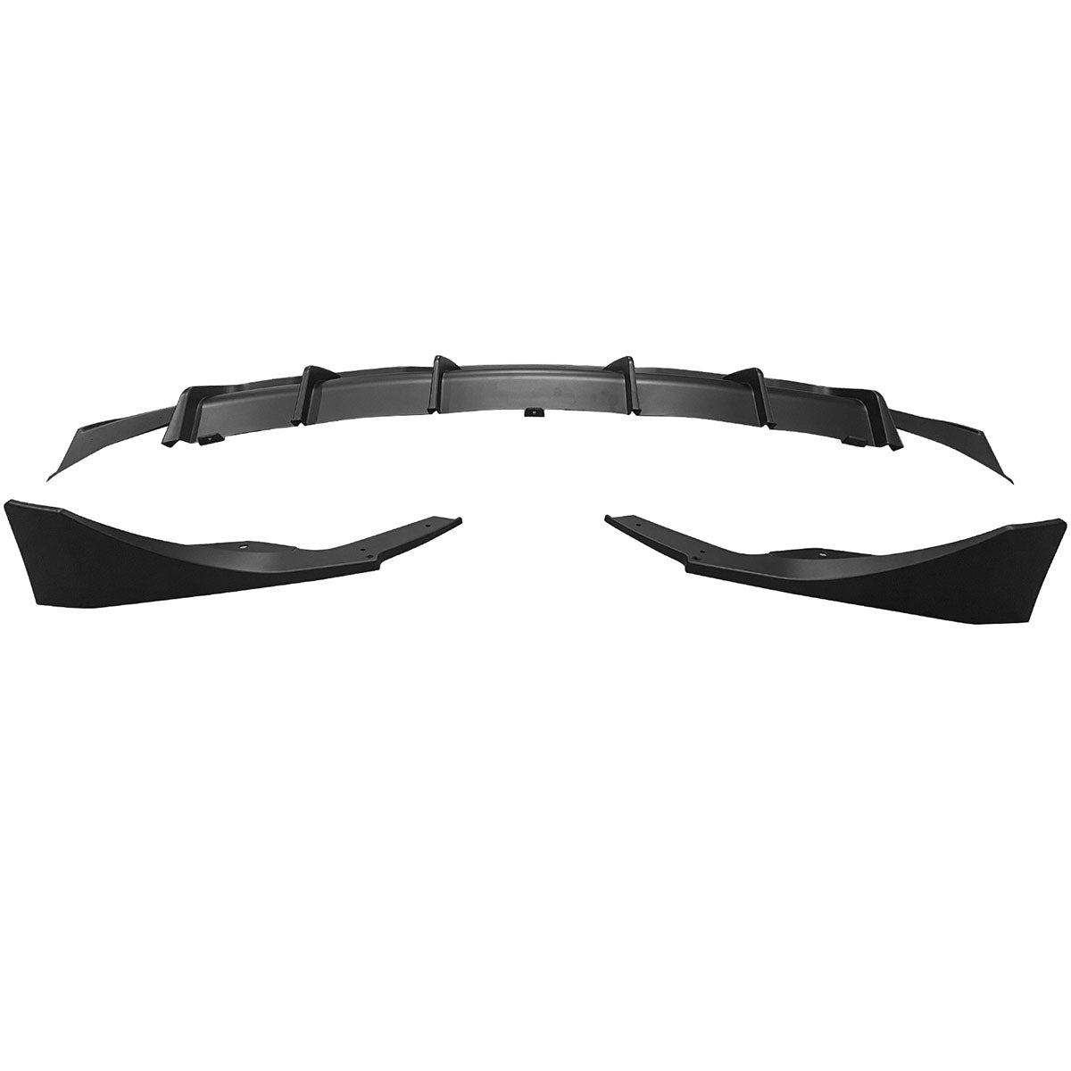 2017-2024 Tesla Model 3 Rear Diffuser with Aprons  IKON Style 3PC