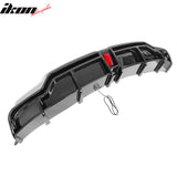 2017-2024 Tesla Model 3 IKON Style Rear Diffuser W/ LED PP
