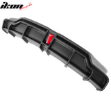 2017-2024 Tesla Model 3 IKON Style Rear Diffuser W/ LED PP