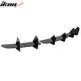 2024-2026 Tesla Model 3 3PCS Rear Bumper Lip Diffuser Shark Fin Lower Valance Exterior Auto Parts IKON Style Painted Gloss Black ABS Plastic