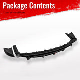 2024-2026 Tesla Model 3 5PCS Rear Bumper Lip Diffuser W/LED Light Lower Valance Exterior Auto Parts Painted Gloss Black PP Polypropylene