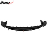 2024-2026 Tesla Model 3 5PCS Rear Bumper Lip Diffuser W/LED Light Lower Valance Exterior Auto Parts Painted Gloss Black PP Polypropylene