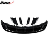 2024-2026 Tesla Model 3 5PCS Rear Bumper Lip Diffuser W/LED Light Lower Valance Exterior Auto Parts Painted Gloss Black PP Polypropylene