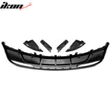 2024-2026 Tesla Model 3 5PCS Rear Bumper Lip Diffuser W/LED Light Lower Valance Exterior Auto Parts Painted Gloss Black PP Polypropylene
