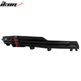 2016-2021 Tesla Model S Rear Diffuser Lip W/ LED Brake Light Lamp Carbon Fiber Print PP
