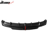 2016-2021 Tesla Model S Rear Diffuser Lip W/ LED Brake Light Lamp Carbon Fiber Print PP
