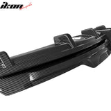 2016-2021 Tesla Model S Rear Diffuser Lip W/ LED Brake Light Lamp Carbon Fiber Print PP