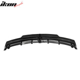 2016-2021 Tesla Model S Rear Diffuser Lip W/ LED Brake Light Lamp Gloss Black PP