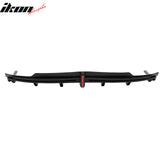 2016-2021 Tesla Model S Rear Diffuser Lip W/ LED Brake Light Lamp Matte Black PP
