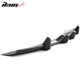 2021-2024 Tesla Model S Gloss Black V Rear Bumper Lip Carbon Fiber
