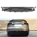 2020-2024 Tesla Model Y Rear Diffuser Shark Fin Splitter