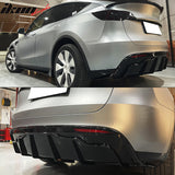2020-2024 Tesla Model Y Rear Diffuser Shark Fin Splitter