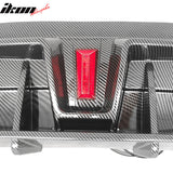 2020-2024 Tesla Model Y Rear Diffuser IKON Style W/ LED PP
