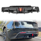 2020-2024 Tesla Model Y Rear Diffuser IKON Style W/ LED PP