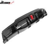 2020-2024 Tesla Model Y Rear Diffuser IKON Style W/ LED PP