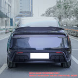 2025-2026 Tesla Model Y Juniper Rear Bumper Aprons Carbon Fiber Print