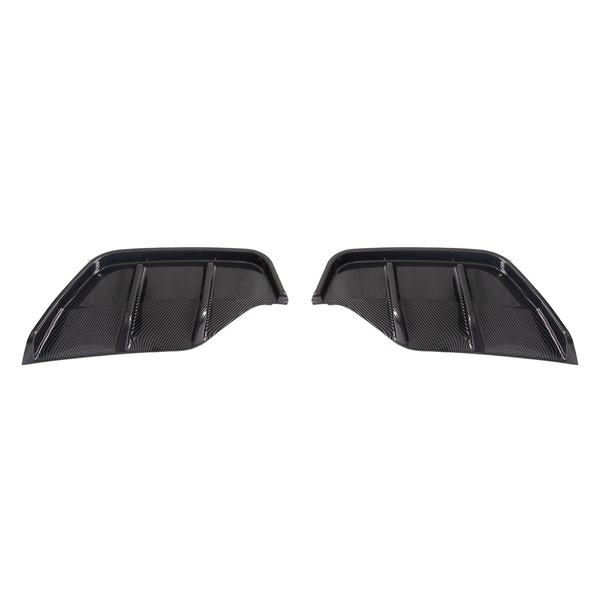 2025-2026 Tesla Model Y Juniper Rear Bumper Aprons Carbon Fiber Print
