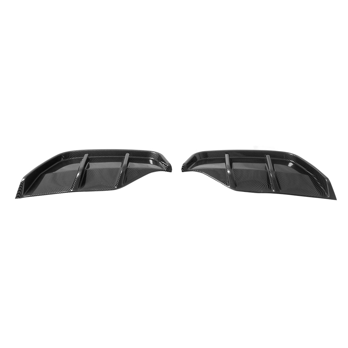 2025-2026 Tesla Model Y Juniper Rear Bumper Aprons Carbon Fiber Print