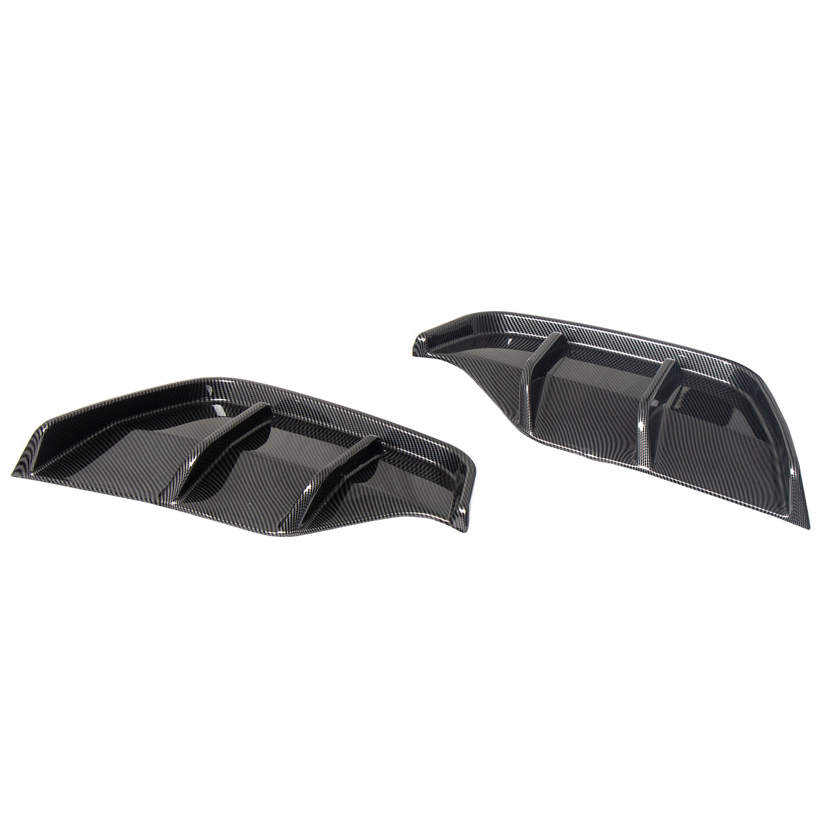 2025-2026 Tesla Model Y Juniper Rear Bumper Aprons Carbon Fiber Print