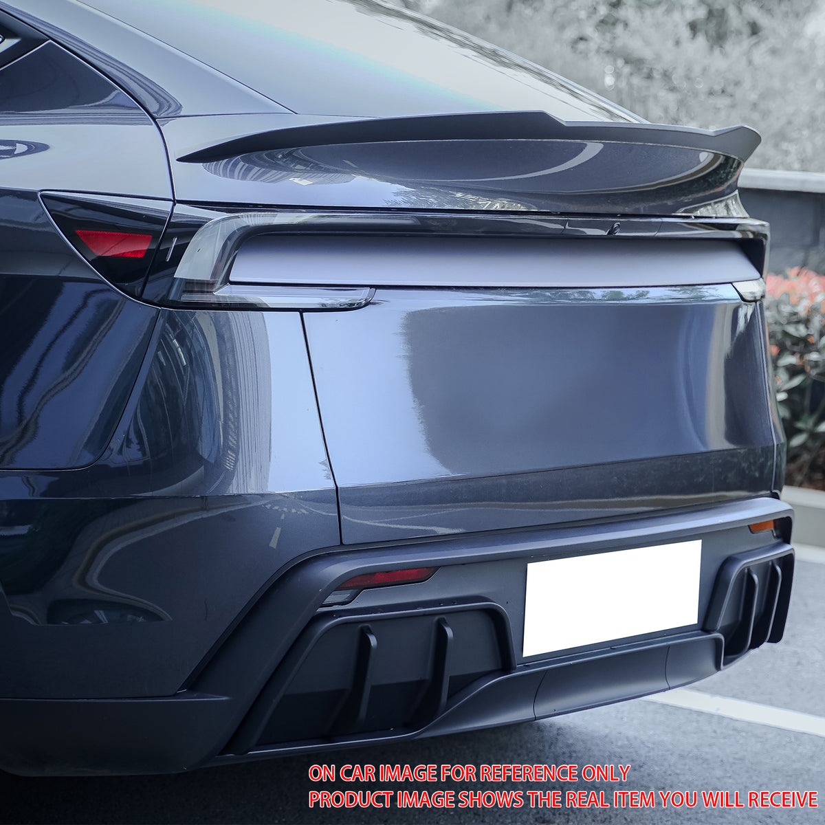 2025-2026 Tesla Model Y Juniper Rear Bumper Side Apron Gloss Black Cap