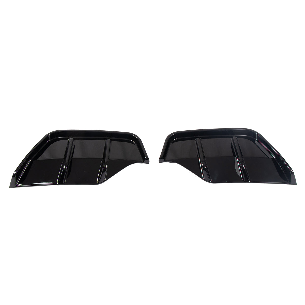2025-2026 Tesla Model Y Juniper Rear Bumper Side Apron Gloss Black Cap