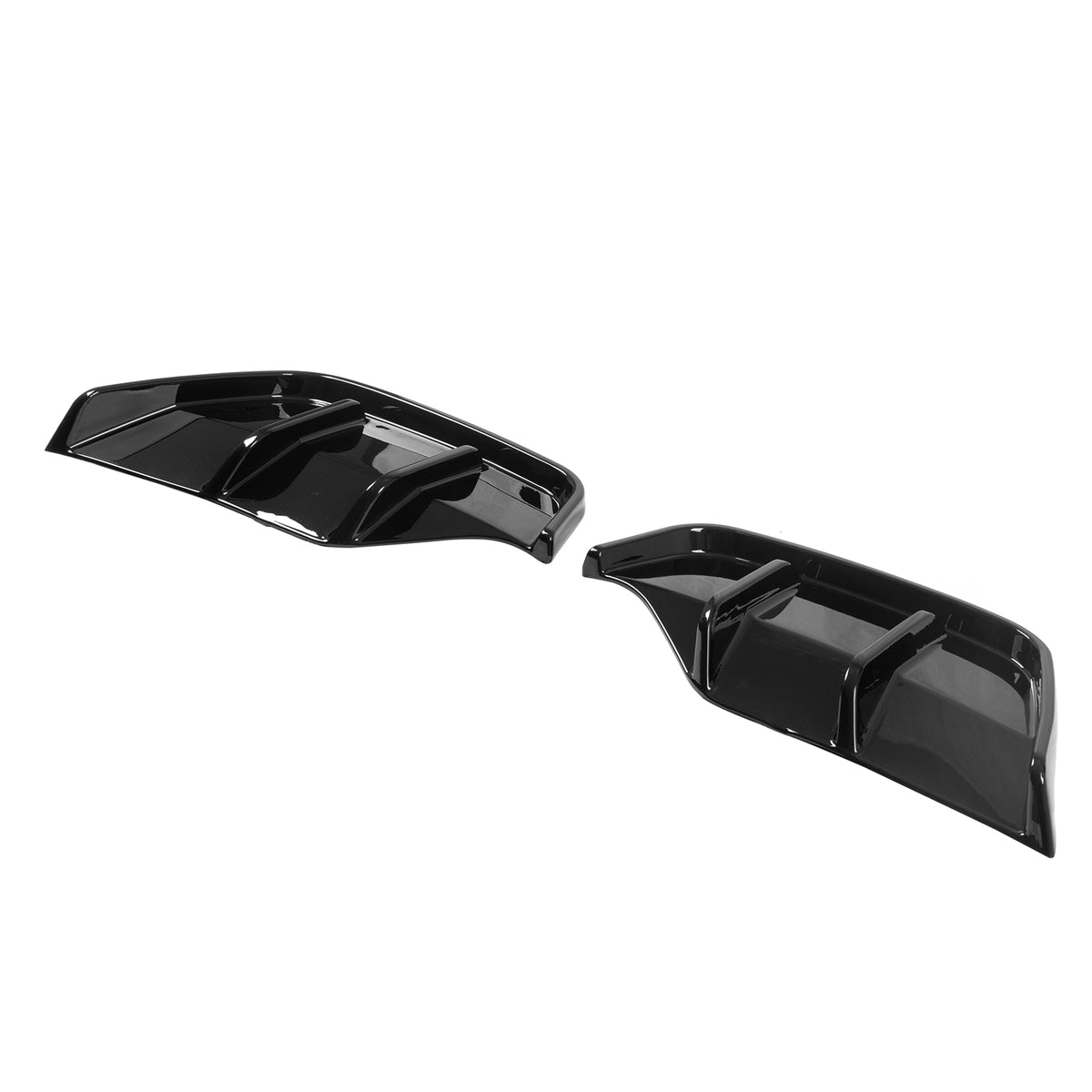 2025-2026 Tesla Model Y Juniper Rear Bumper Side Apron Gloss Black Cap