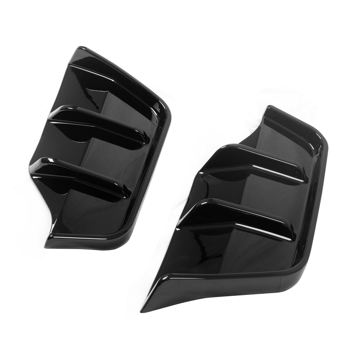 2025-2026 Tesla Model Y Juniper Rear Bumper Side Apron Gloss Black Cap