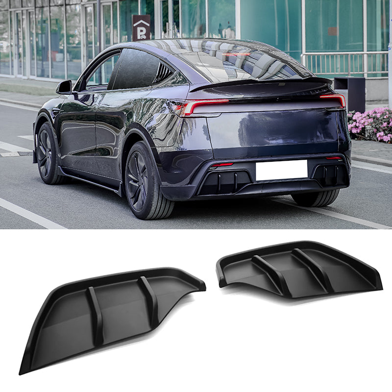 2025-2026 Tesla Model Y Juniper Rear Bumper Side Apron Matte Black Cap