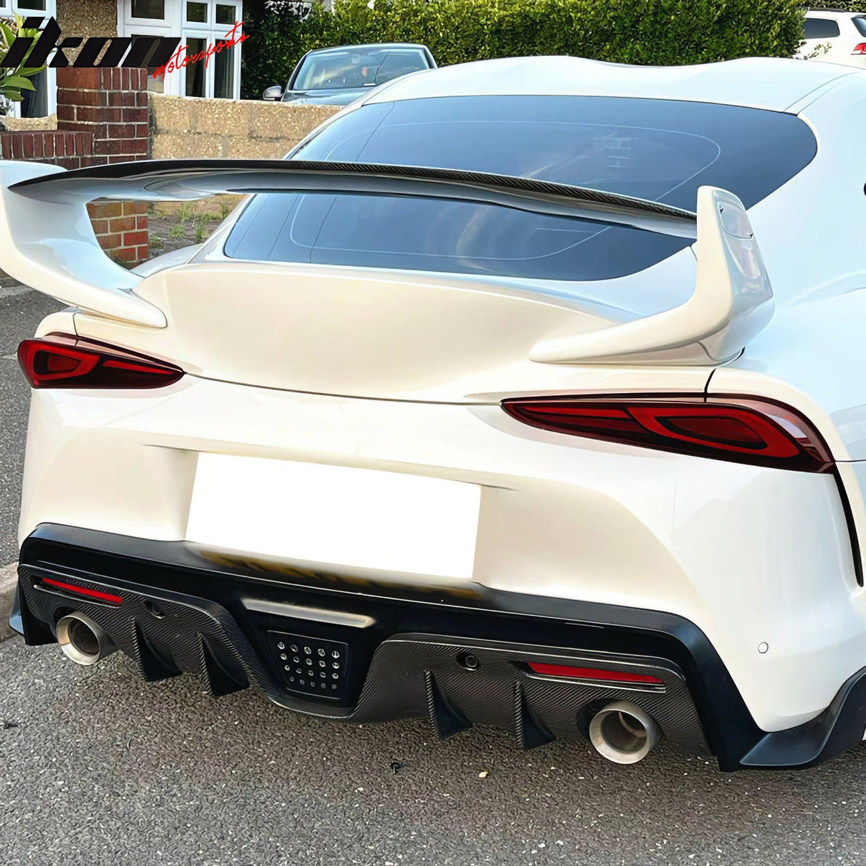 2020-2025 Toyota GR Supra AG Style Rear Diffuser Gloss Carbon Fiber