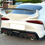 2020-2025 Toyota GR Supra AG Style Rear Diffuser Gloss Carbon Fiber