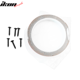 Universal 14"x6" 3 Fins Carbon Fiber Print Rear Bumper Diffuser ABS