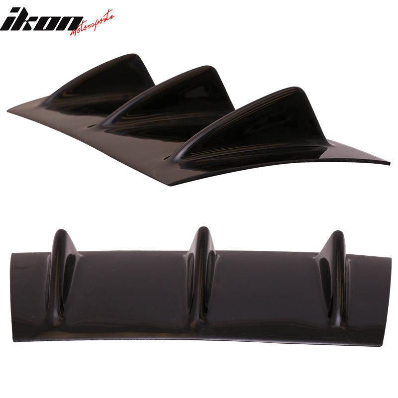 2008-2013 BMW E90 E92 E93 3 Series M3 Gloss Black Rear Diffuser ABS