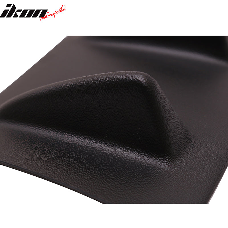 2008-2013 BMW M3 E90 E92 E93 3Fin Matte Black Rear Bumper Diffuser ABS