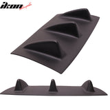 2008-2013 BMW M3 E90 E92 E93 3Fin Matte Black Rear Bumper Diffuser ABS
