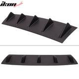 2015-2024 Dodge Charger V1 Matte Black Rear Bumper Lip Diffuser ABS