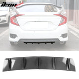 Universal Rear Bumper Diffuser Shark Fin 2PCS Design 33 PP